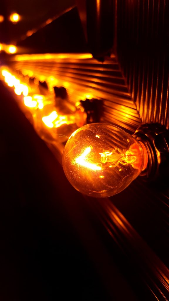 Lightbulb at Mountain High Studios